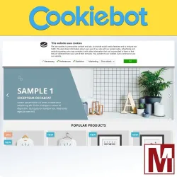 GDPR Cookiebot - Monitoring and control of cookies